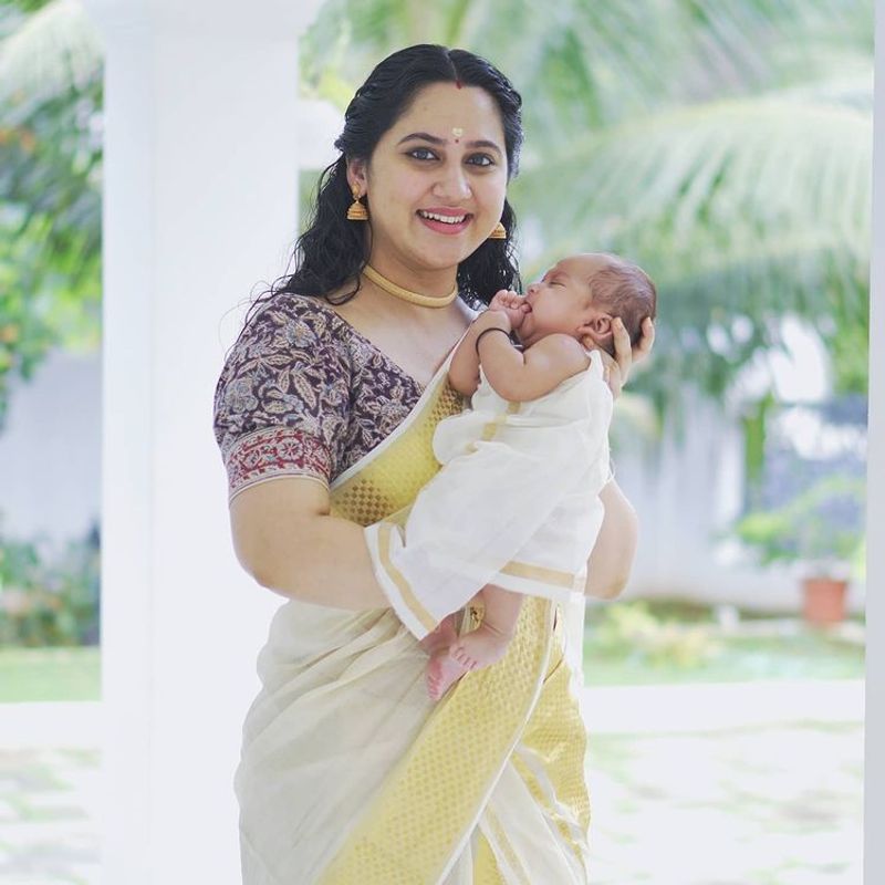actress miya george with husband and child latest stunning photos