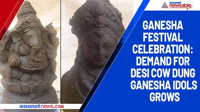 Ganesha festival celebration: Demand for desi cow dung Ganesha idols grows
