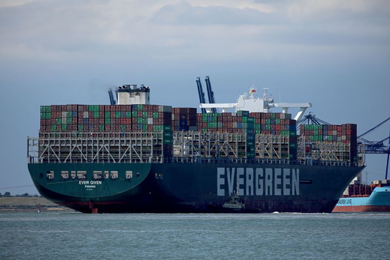 cargo ship blocked Suez Canal again