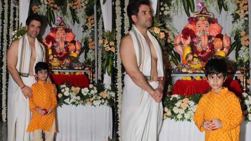 ganesh chaturthi celebration at salman khan sister arpita khan house