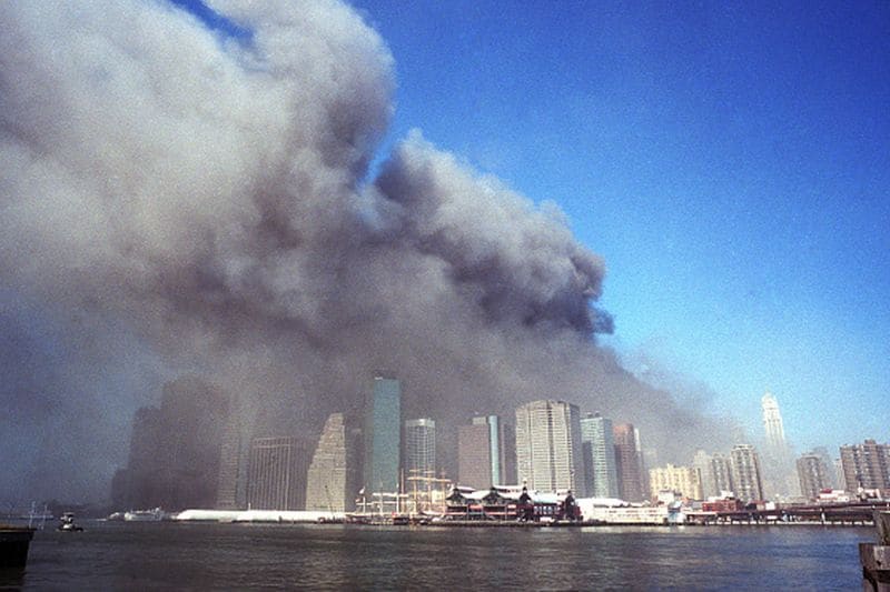 9 11 watch satellite images of the World Trade Center attack 20 years ago bsm