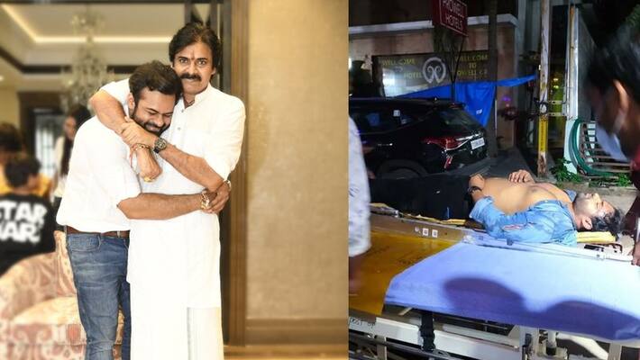 sai dharam tej met with an accident pawan kalyan chiranjeevi reaches hospital sai dharam tej met with an accident pawan kalyan chiranjeevi reaches hospital