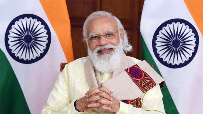 PM Modi interacts healthcare workers and beneficiaries of the COVID vaccination programme in Goa ckm PM Modi interacts healthcare workers and beneficiaries of the COVID vaccination programme in Goa ckm