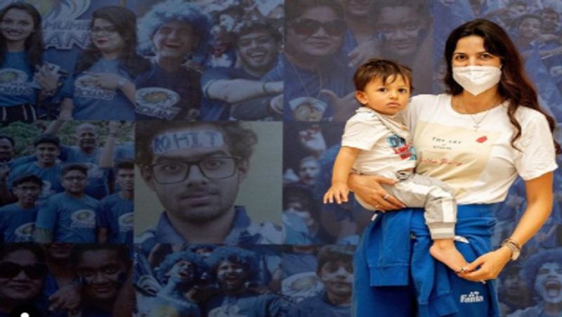 IPL 2021: Hardik Pandya reunites with wife Natasa Stankovic and son agastya after 2 month, Mumbai Indians welcomes them