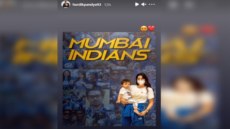 IPL 2021: Hardik Pandya reunites with wife Natasa Stankovic and son agastya after 2 month, Mumbai Indians welcomes them