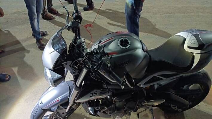 Sai Dharam Tej using second hand bike here is details Sai Dharam Tej using second hand bike here is details