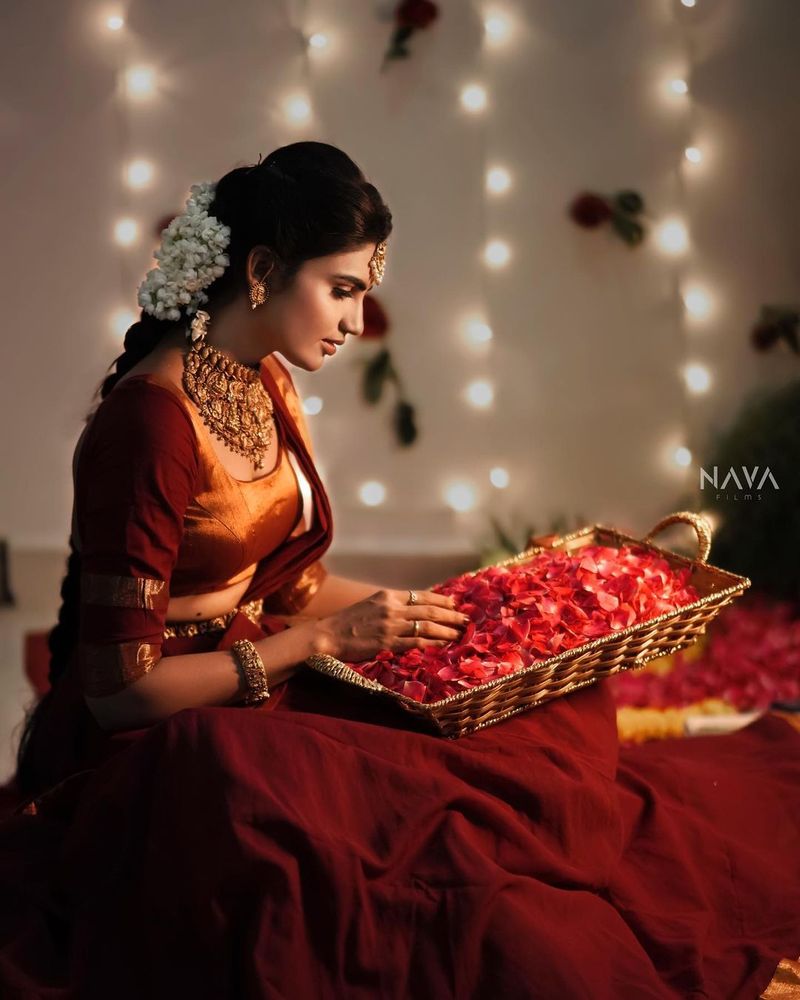hot beauty jabardasth varsha turned traditional her ganesh chaturthi pics blows your mind