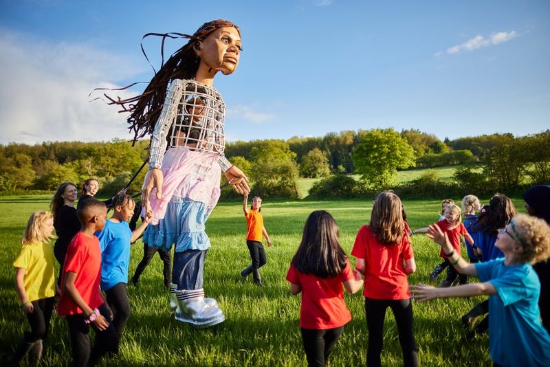 little Amal walks 8000 km for Solidarity with refugee childerns life
