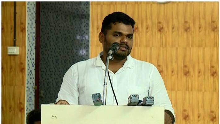 MSF state president p k navas against haritha MSF state president p k navas against haritha