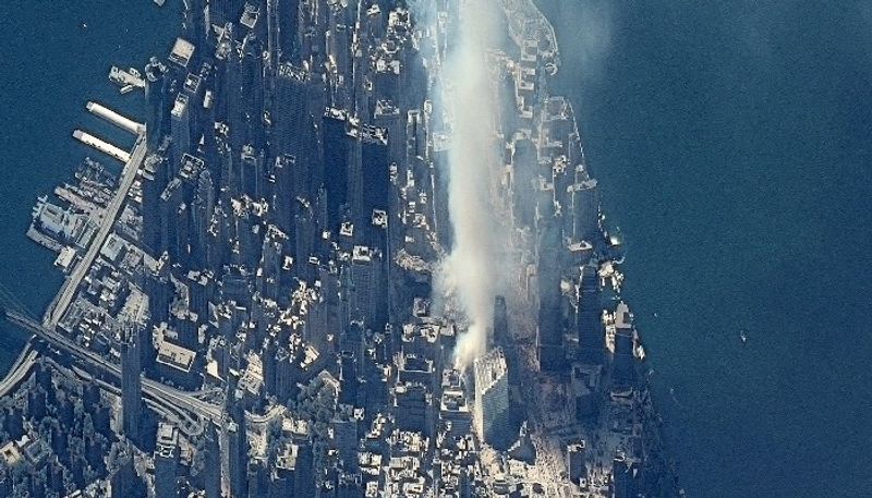9 11 watch satellite images of the World Trade Center attack 20 years ago bsm