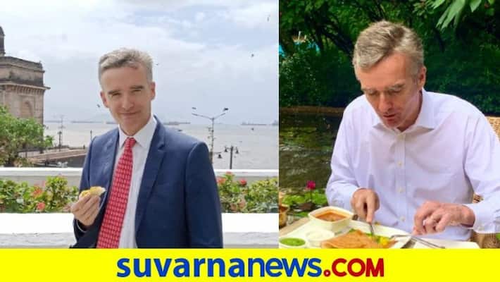 British High Commissioner eating vada pav in Mumbai after Masala Dosa mah British High Commissioner eating vada pav in Mumbai after Masala Dosa mah