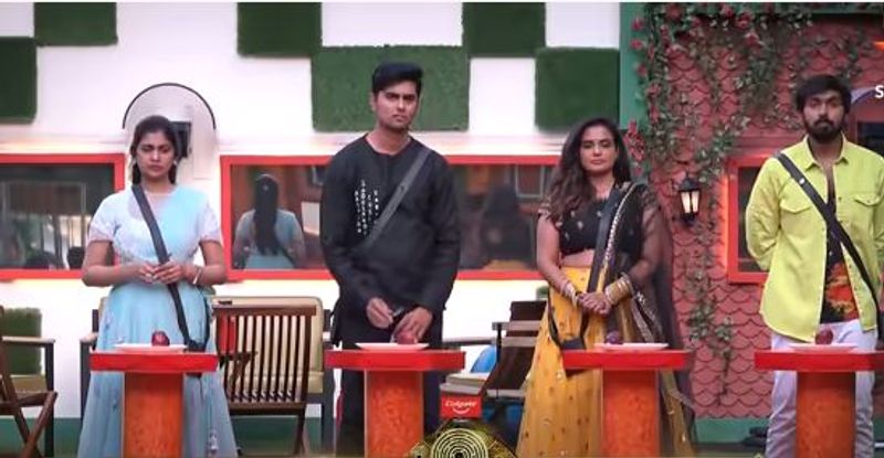 biggboss5 first week eliminated contestant sarayu fire siri shanmukh lahari and sunny