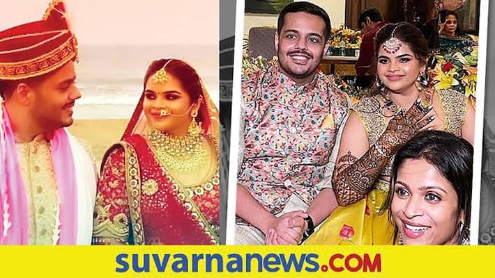 Actress Vidyullekha Raman ties the knot to businessman Sanjay vcs Actress Vidyullekha Raman ties the knot to businessman Sanjay vcs