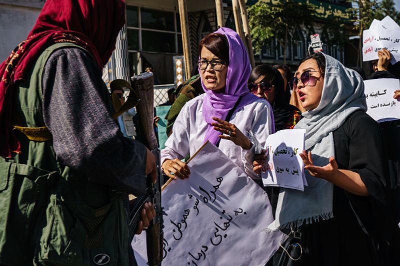 world may have changed but the Taliban will not Especially in the case of women