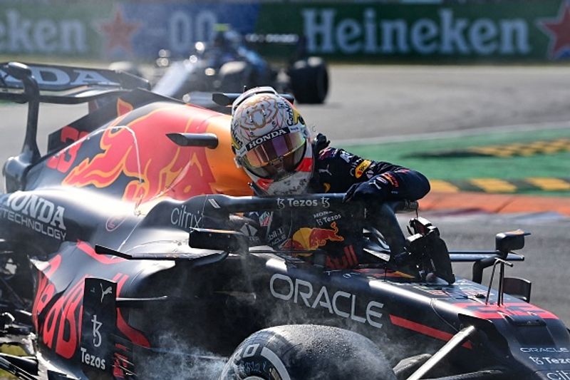 Lewis Hamilton thanks to halos cockpit and God after the Italian Grand Prix accident