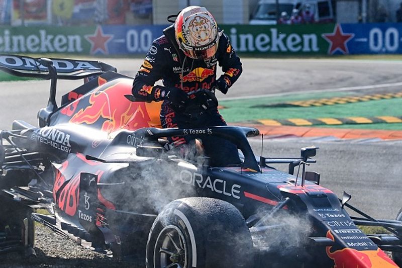 Lewis Hamilton thanks to halos cockpit and God after the Italian Grand Prix accident