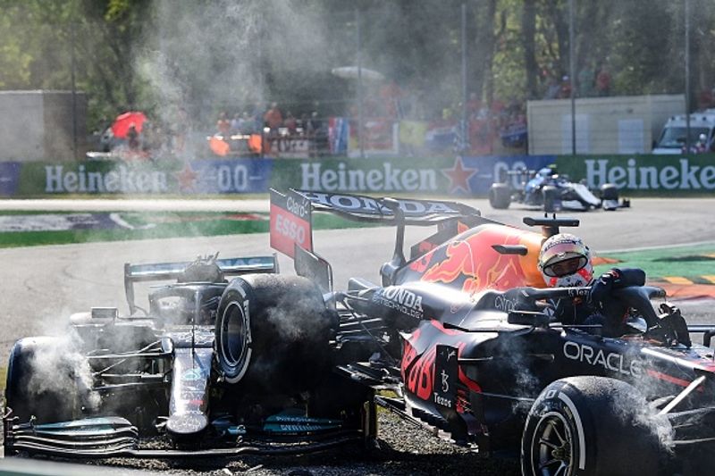 Lewis Hamilton thanks to halos cockpit and God after the Italian Grand Prix accident
