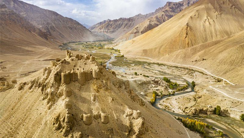 This is the beautiful Bamiyan Valley of Afghanistan