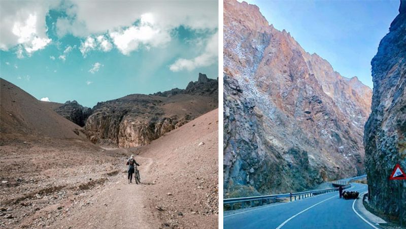 This is the beautiful Bamiyan Valley of Afghanistan