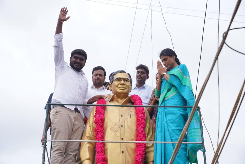 YS Sharmila Unemployment Hunger Strike at Hanumakonda