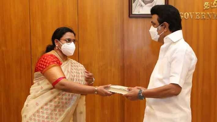 NVN Somu daughter Kanimozhi announced as a candidate for the Rajya Sabha election NVN Somu daughter Kanimozhi announced as a candidate for the Rajya Sabha election