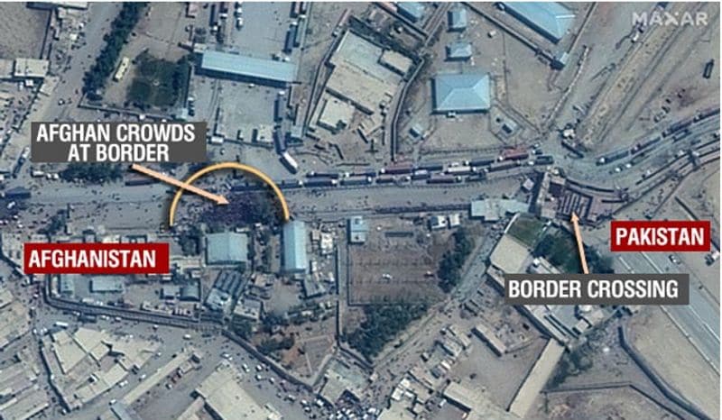 picture of tens of thousands of people leaving the country from Afghanistan is out