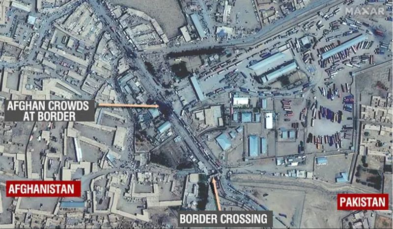 picture of tens of thousands of people leaving the country from Afghanistan is out