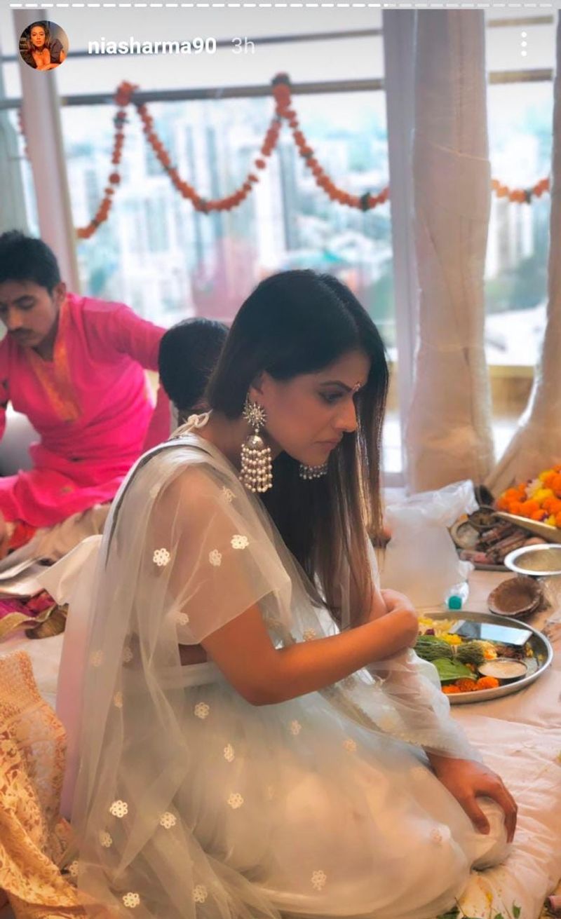 Check out Nia Sharma's new home; actress shares photos of Griha Pravesh ceremony (Inside pictures) RCB