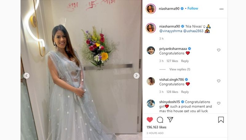 Check out Nia Sharma's new home; actress shares photos of Griha Pravesh ceremony (Inside pictures) RCB