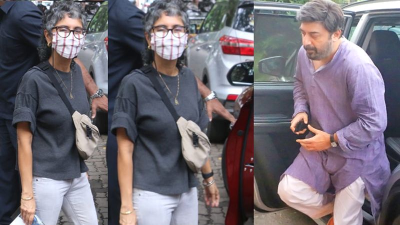 Kiran Rao spotted first time after divorce kangana ranaut film thalaivi actor arvind swami was also seen