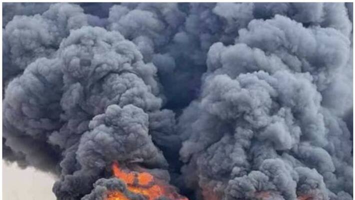 massive fire broke out in a factory in uae massive fire broke out in a factory in uae