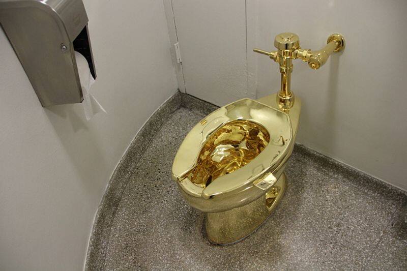 golden toilet still missing