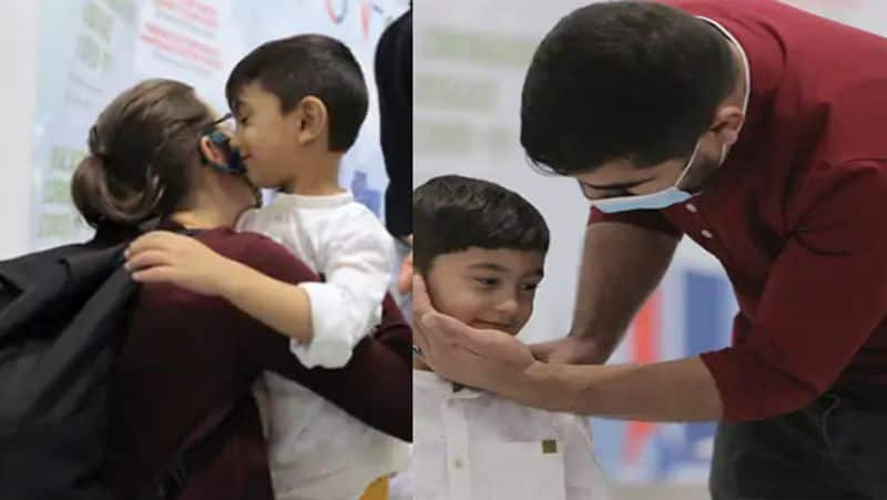 Afghanistan 3 year old child lost in kabul blasts met his family after two weeks, stayed in Doha