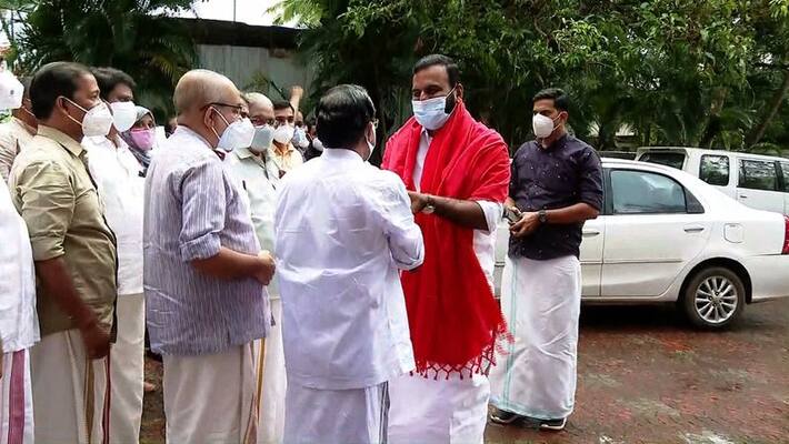 reception of kp a nilkumar by kozhikkode cpm district committee reception of kp a nilkumar by kozhikkode cpm district committee