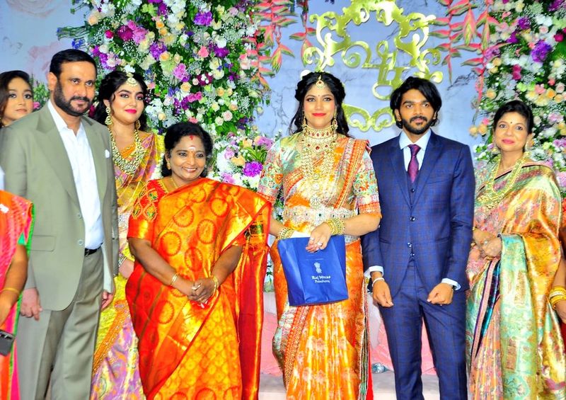 Anbumani Ramadas daughter wedding reception Politicians and celebrities whishes