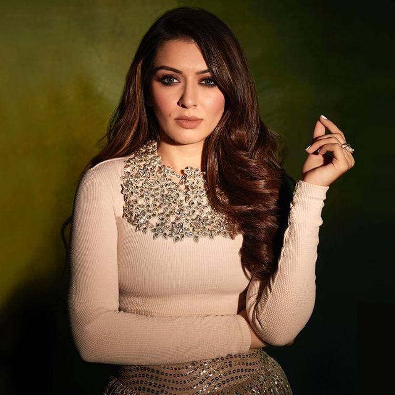 hansika enjoying cool weather at beach photos viral