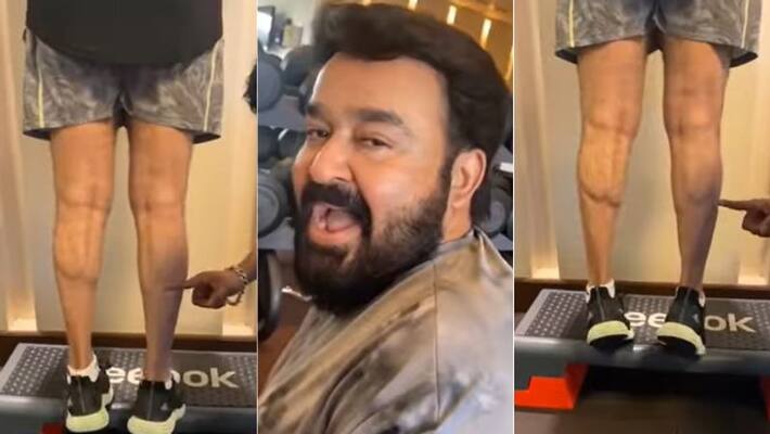 actor mohanlal share workout video actor mohanlal share workout video