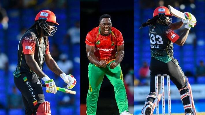 CPL Odean Smith breaks Chris Gayles bat, then happens this CPL Odean Smith breaks Chris Gayles bat, then happens this