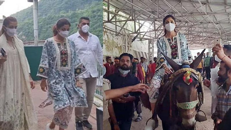 shilpa shetty visit mata vaishno devi temple
