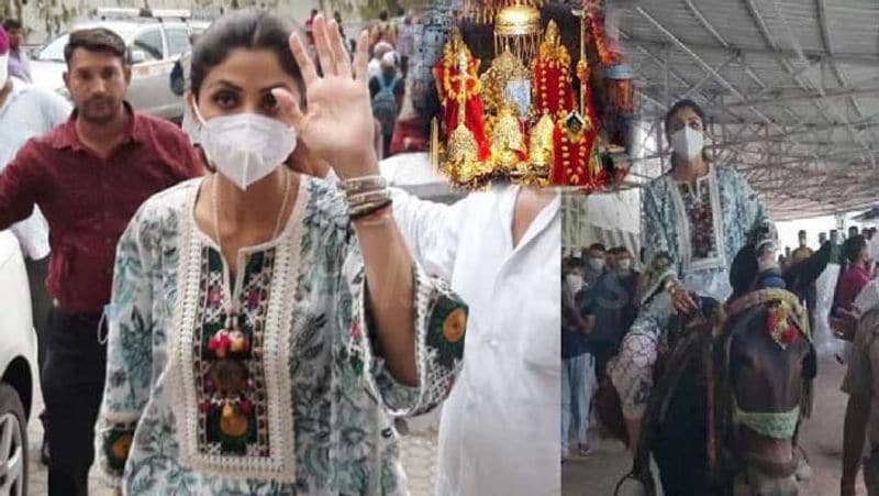 shilpa shetty visit mata vaishno devi temple