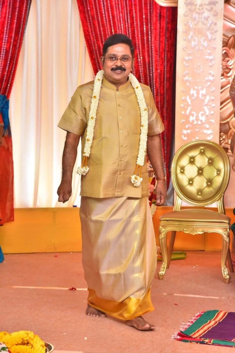 ammk party ttv dhinakaran daughter grand marriage function photos