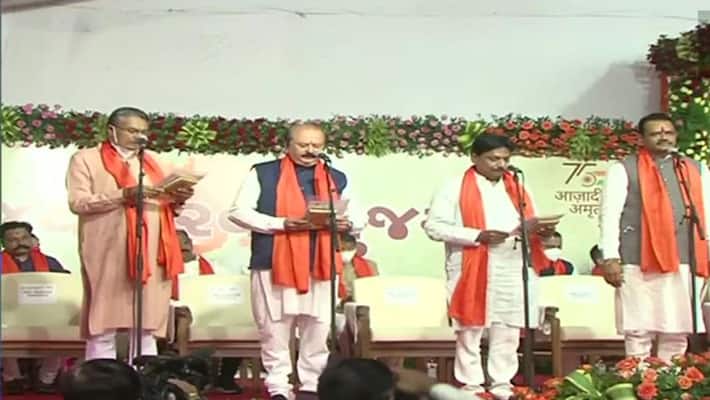 Gujarat CM Bhupendra Patel Cabinet gets makeover: New ministers sworn-in-dnm Gujarat CM Bhupendra Patel Cabinet gets makeover: New ministers sworn-in-dnm