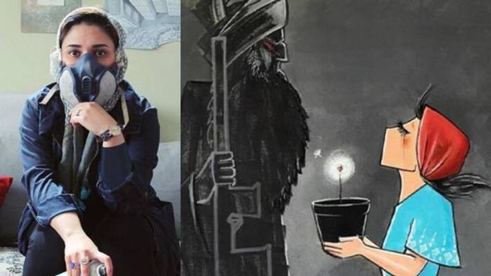 Shamsia Hassani street artist afghanistan her works depicts the life of women in afghanistan Shamsia Hassani street artist afghanistan her works depicts the life of women in afghanistan