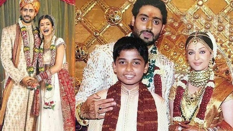 abhishek bachchan shocked over his photoshopped marriage photo with aishwarya rai and reacts on it