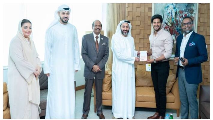Dulquer Salmaan received UAE Golden Visa Dulquer Salmaan received UAE Golden Visa