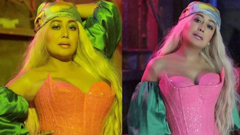 neha kakkar strange look shocked everyone, fans asking funny questions