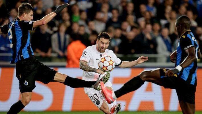 Champions League: Crossbar Denies Lionel Messi A Stunning Goal in PSG Jersy Champions League: Crossbar Denies Lionel Messi A Stunning Goal in PSG Jersy