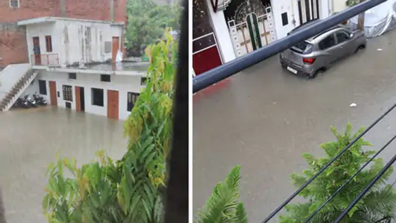 Uttar Pradesh cloud burst cause destruction, many people died and alert issued to vacant home