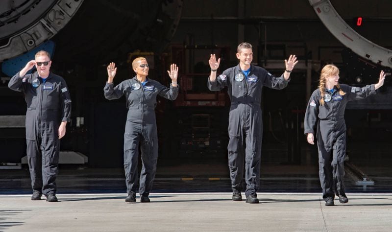 SpaceX first all-civilian crew in photos as they launch into orbit gcw