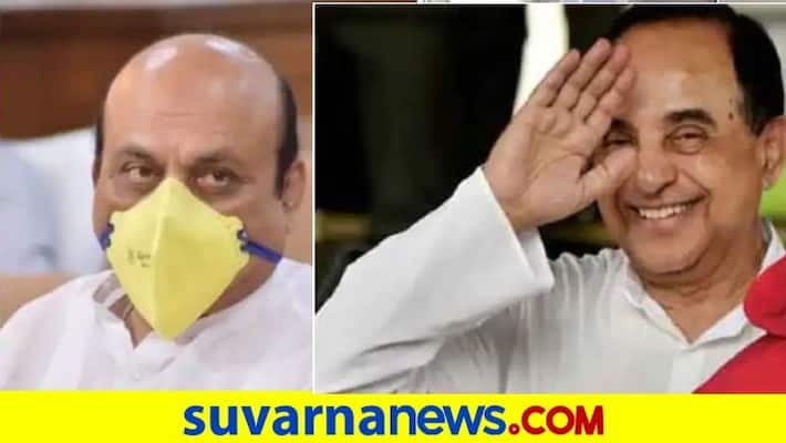 MP Subramanian Swamy Hits Back CM Basavaraj Bommai over freelance politician Statement mah MP Subramanian Swamy Hits Back CM Basavaraj Bommai over freelance politician Statement mah